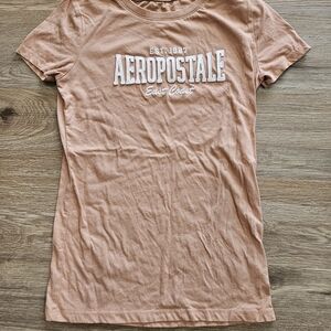 Aeropostale Peach Classic Crew Tee Size M
